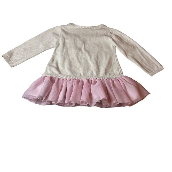 Bonnie Baby Tulle Sweater Dress 24 Months - Picture 4 of 4